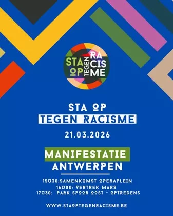 Sta op tegen racisme 21.03.26