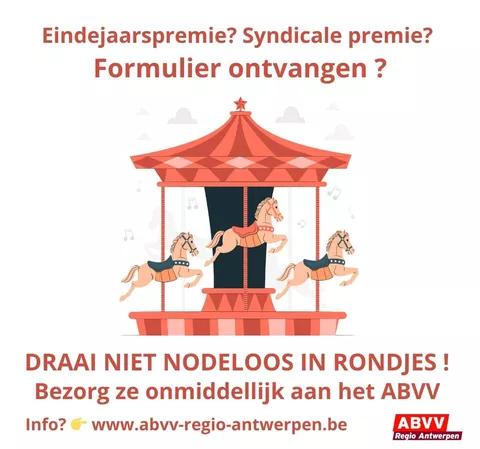 Eindejaarspremie - draai niet nodeloos in rondjes